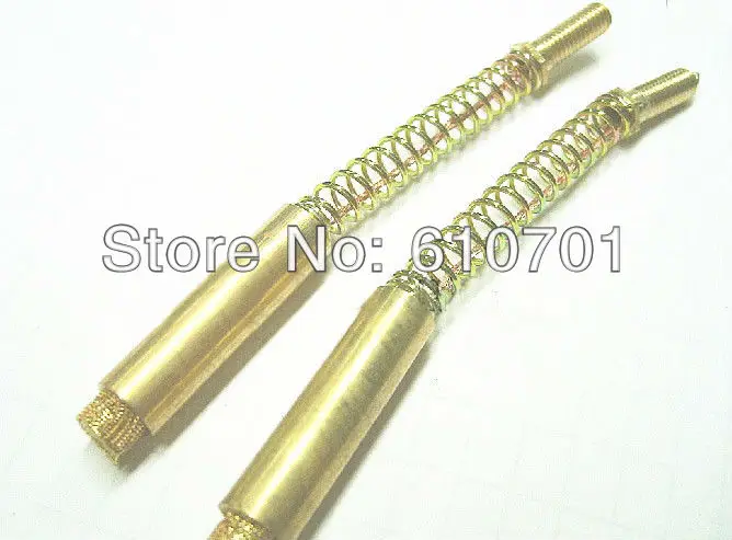 Lot2 8mm(OD) Round Cylindrical Standard Brass Electrical Brushes Springs&Wicks 5mm(OD)-Screw for Electromagnetic Clutch Machine
Lot2 8mm(OD) Round Cylindrical Standard Brass Electrical Brushes Springs&Wicks 5mm(OD)-Screw for Electromagnetic Clutch Machine