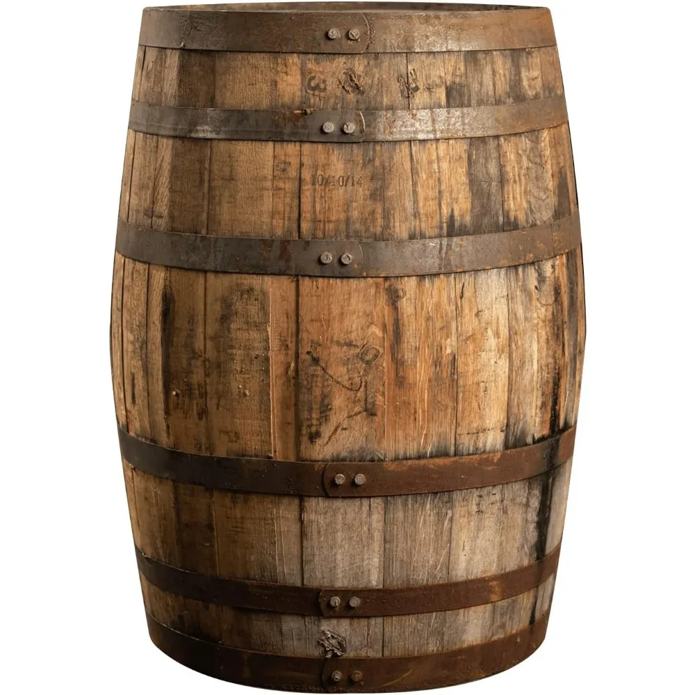 Midwest Barrel Company Аутентичная бочка для виски (53 галлона) Б/у настоящая бочка из американского белого дуба со стальными кольцами
Midwest Barrel Company Аутентичная бочка для виски (53 галлона) Б/у настоящая бочка из американского белого дуба со стальными кольцами