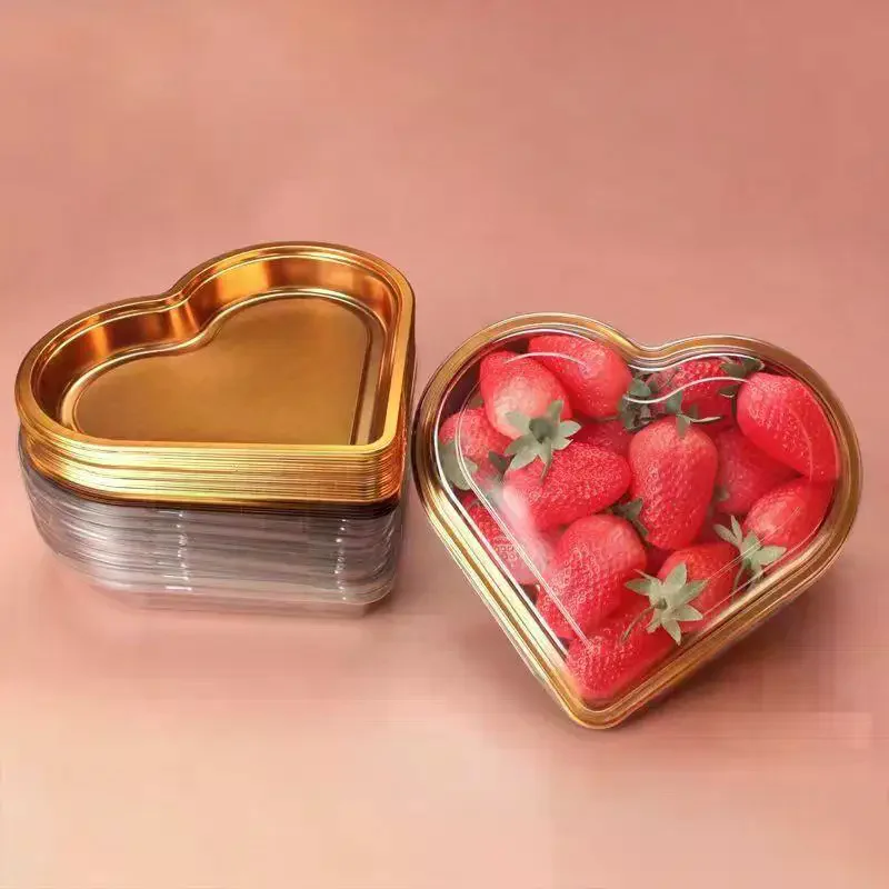 5pcs Heart-Shaped Serving Trays With Transparent Lids Reusable Plastic Snack Fruits Sushi Cheese Salads Desserts Packaging Boxes
5pcs Heart-Shaped Serving Trays With Transparent Lids Reusable Plastic Snack Fruits Sushi Cheese Salads Desserts Packaging Boxes