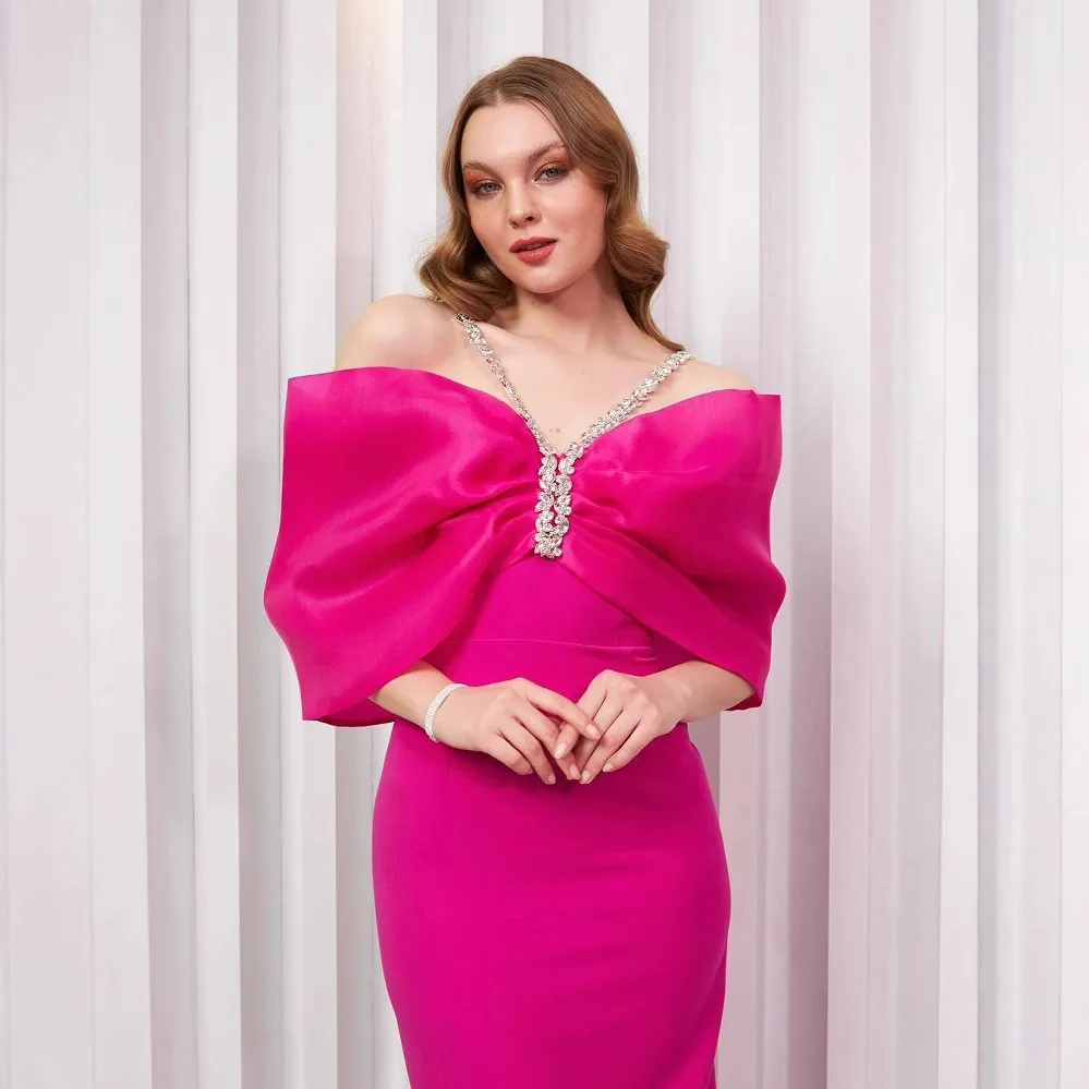 Sexy Neck Off the Shoulder Diamonds Bandage Dress Women Rose Red Folds Sleeveless Bodycon Long Dresses Evening Party Gown
Sexy Neck Off the Shoulder Diamonds Bandage Dress Women Rose Red Folds Sleeveless Bodycon Long Dresses Evening Party Gown