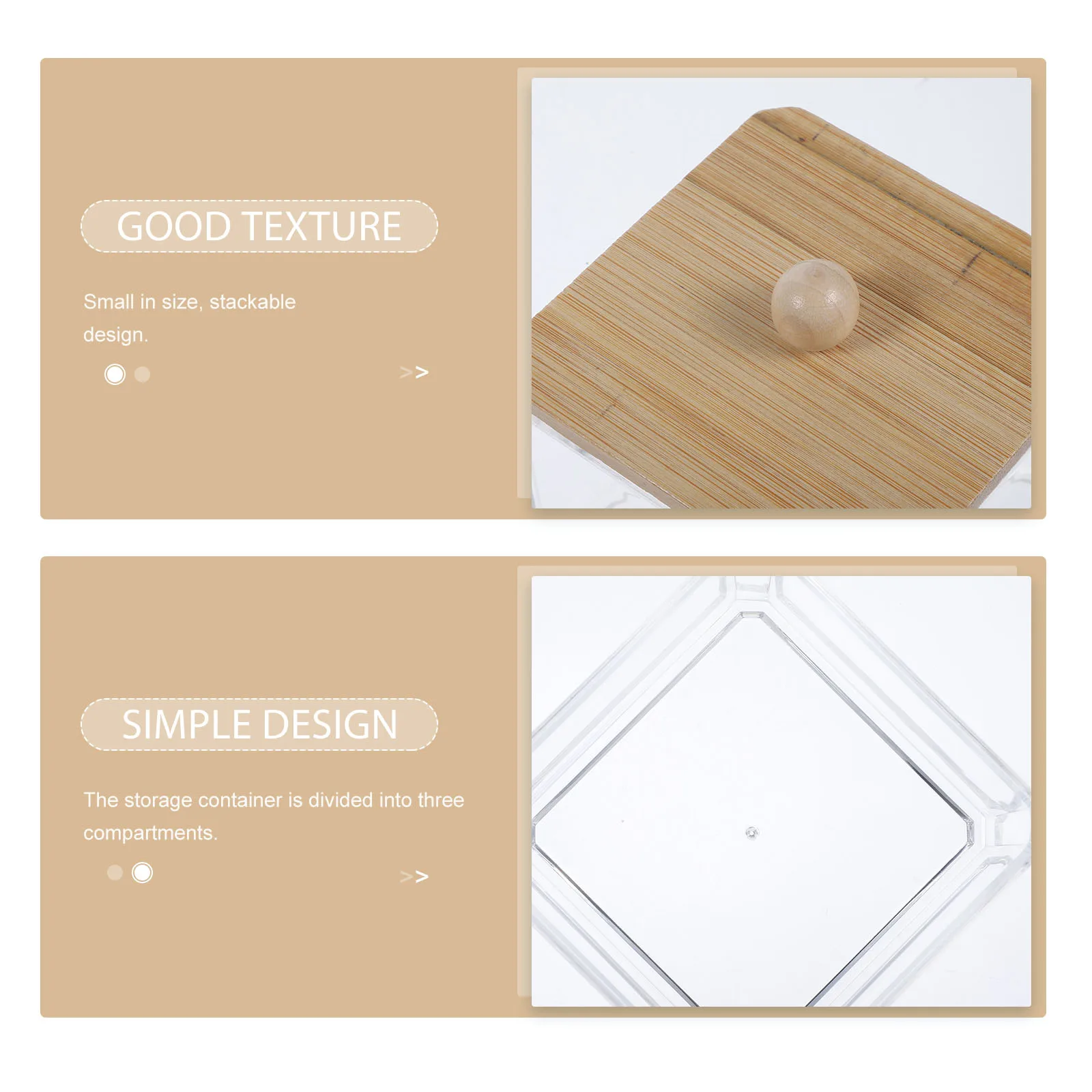 1Set Clear 3-Compartment Stackable Cotton Swab Container for Cotton Pads Balls Hair Accessories Small Bathroom Organization
1Set Clear 3-Compartment Stackable Cotton Swab Container for Cotton Pads Balls Hair Accessories Small Bathroom Organization