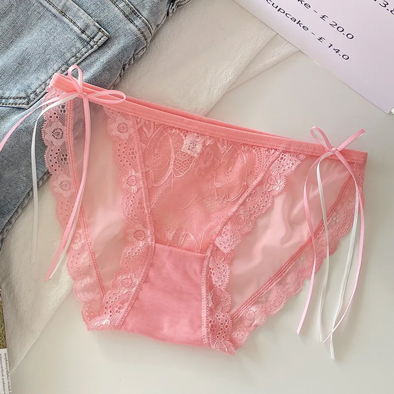 2025 women's Sexy underwear split bow thin women's panties summer 4 Color lingerie for ladies low-rise mesh lace briefs M-XL
2025 women's Sexy underwear split bow thin women's panties summer 4 Color lingerie for ladies low-rise mesh lace briefs M-XL