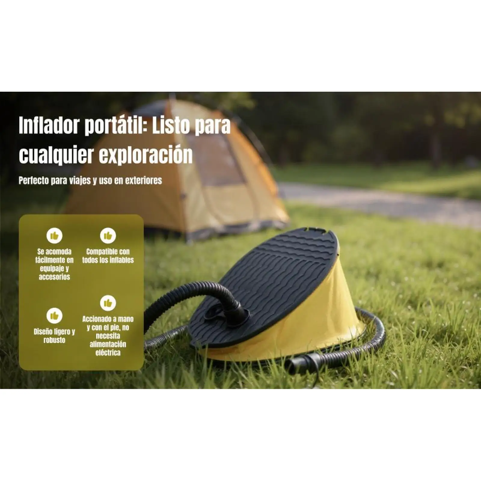 Bellows Foot Pump Lightweight Portable High Volume Inflator Air Pump for Tube
Bellows Foot Pump Lightweight Portable High Volume Inflator Air Pump for Tube