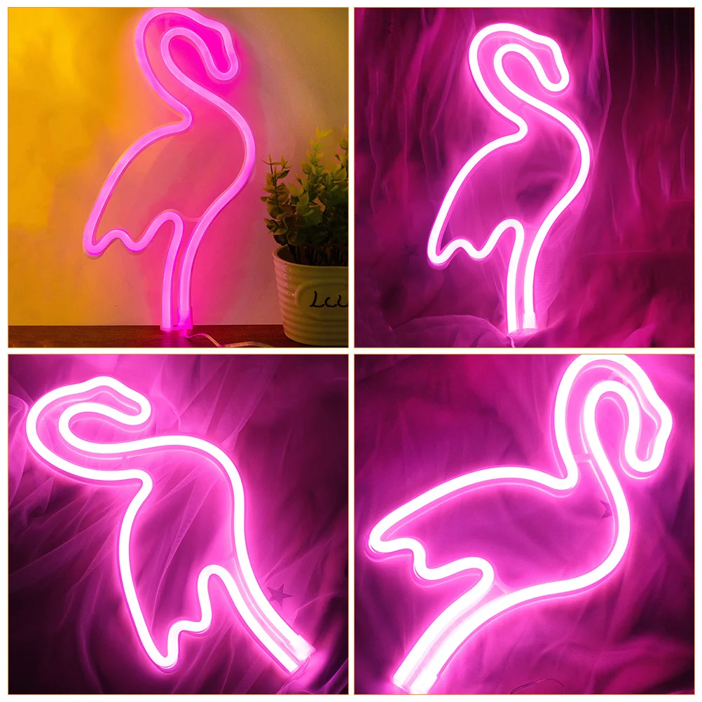 Neon Decoration Sign Wall Plastic Flamingo Led Modeling Light Decorative Creative Lamp Decor Indoor Decorative Lamp Warm
Neon Decoration Sign Wall Plastic Flamingo Led Modeling Light Decorative Creative Lamp Decor Indoor Decorative Lamp Warm
