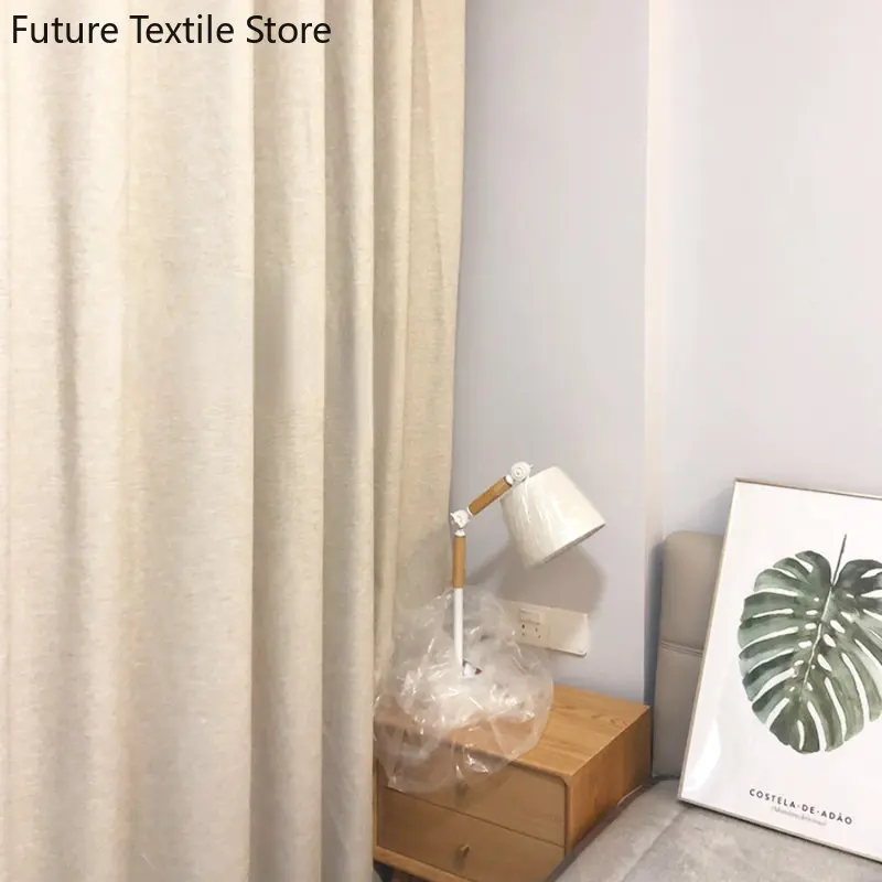 Customized cotton linen beige Curtains for Living dining room bedroom Nordic simple floor bedroom sunshade gray Pink Blue
Customized cotton linen beige Curtains for Living dining room bedroom Nordic simple floor bedroom sunshade gray Pink Blue