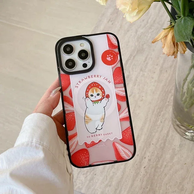 Cute Dessert Cat 2.0 Acrylic Black Border Magnetic Phone Case Cover for IPhone 12 13 14 15 Pro Max Case
Cute Dessert Cat 2.0 Acrylic Black Border Magnetic Phone Case Cover for IPhone 12 13 14 15 Pro Max Case