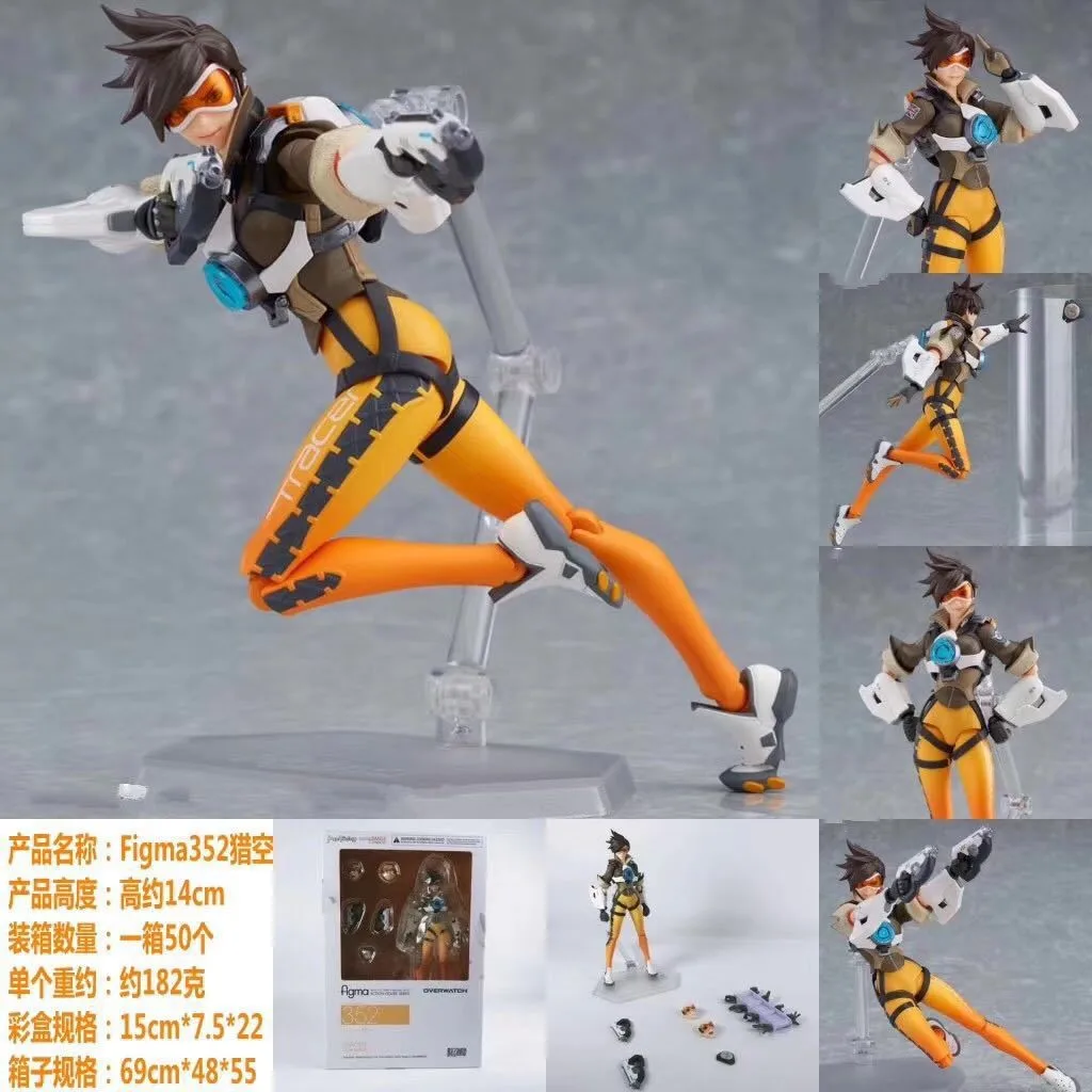 Figma 352 Tracer Overwatch Action Figure Poseable Model Collectible with Blink Effect Parts and Stand Anime PVC Statue for Fans
Figma 352 Tracer Overwatch Action Figure Poseable Model Collectible with Blink Effect Parts and Stand Anime PVC Statue for Fans