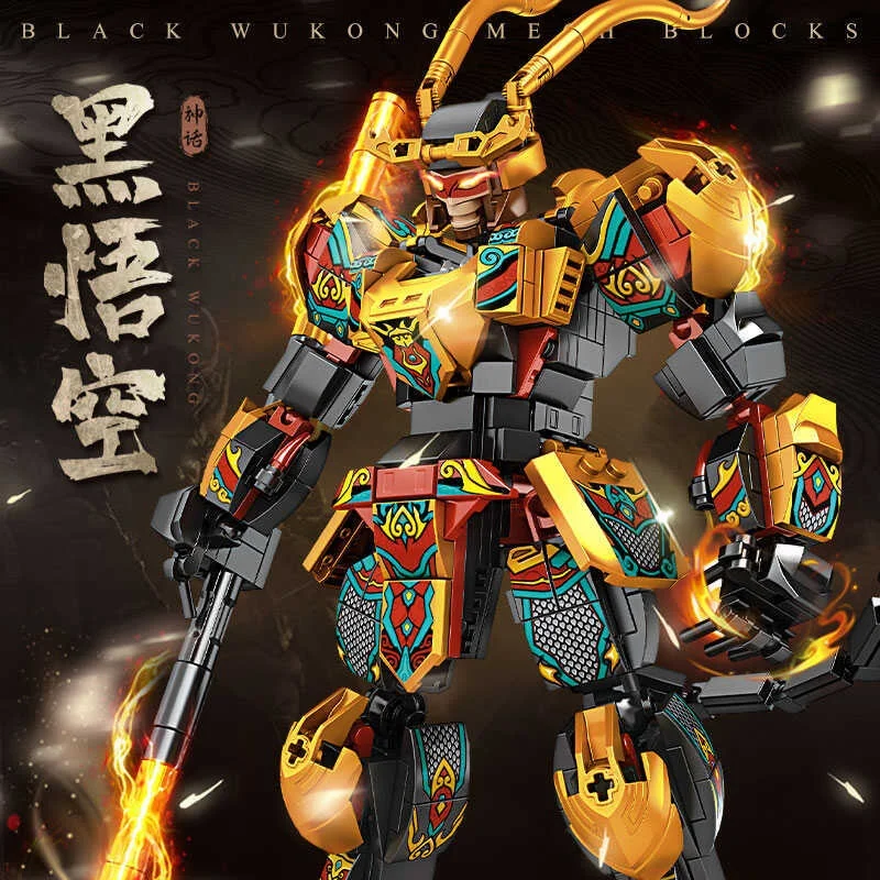 Hot Black Myth Sun Wukong Строительные блоки Hand Do Qitian Great Sage Mecha 6 Сборная игрушка 10-летний мальчик Черный Wukong Игрушка в подарок
Hot Black Myth Sun Wukong Строительные блоки Hand Do Qitian Great Sage Mecha 6 Сборная игрушка 10-летний мальчик Черный Wukong Игрушка в подарок