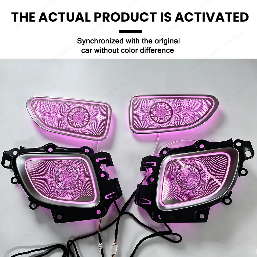 LED Original 64 Color Cover Ambient Light For Mercedes Benz W236 CLE Car Interior Door Illuminated Speaker Cover
LED Original 64 Color Cover Ambient Light For Mercedes Benz W236 CLE Car Interior Door Illuminated Speaker Cover