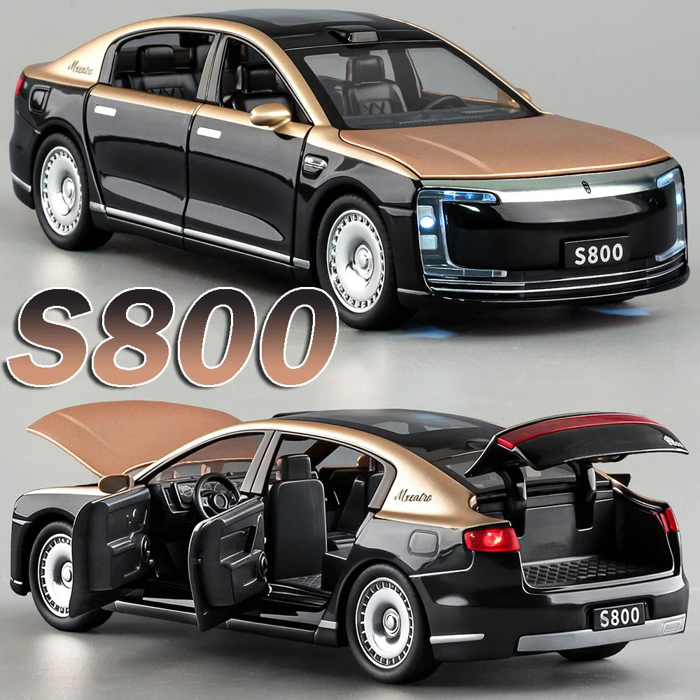 Масштабная модель автомобиля MAEXTRO S800 Hellcat 1:32, литая под давлением, со звуком и светом, с откатным механизмом, амортизацией, открывающимися дверями, для детей, подарок
Масштабная модель автомобиля MAEXTRO S800 Hellcat 1:32, литая под давлением, со звуком и светом, с откатным механизмом, амортизацией, открывающимися дверями, для детей, подарок