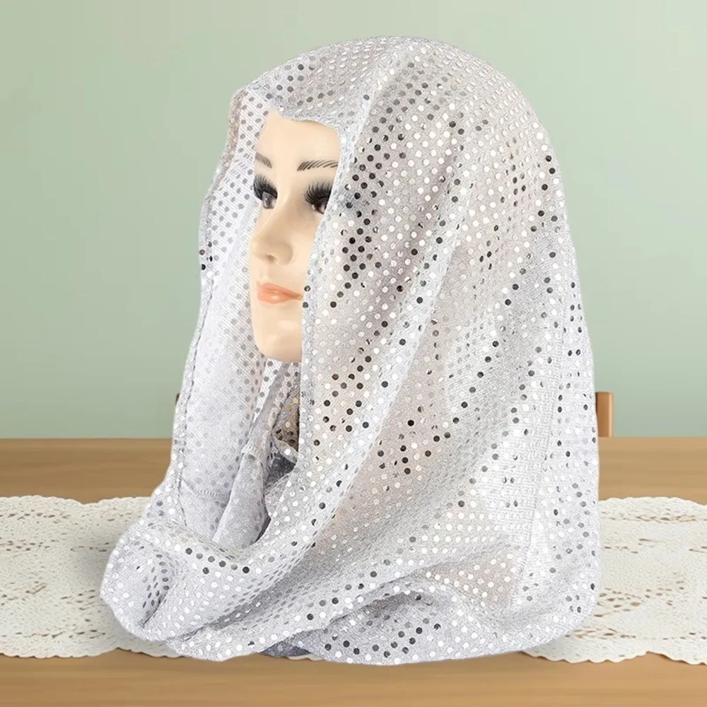 Новый мягкий головной платок с пайетками, легкий, дышащий, однотонный, с пайетками, для вечеринок
Новый мягкий головной платок с пайетками, легкий, дышащий, однотонный, с пайетками, для вечеринок