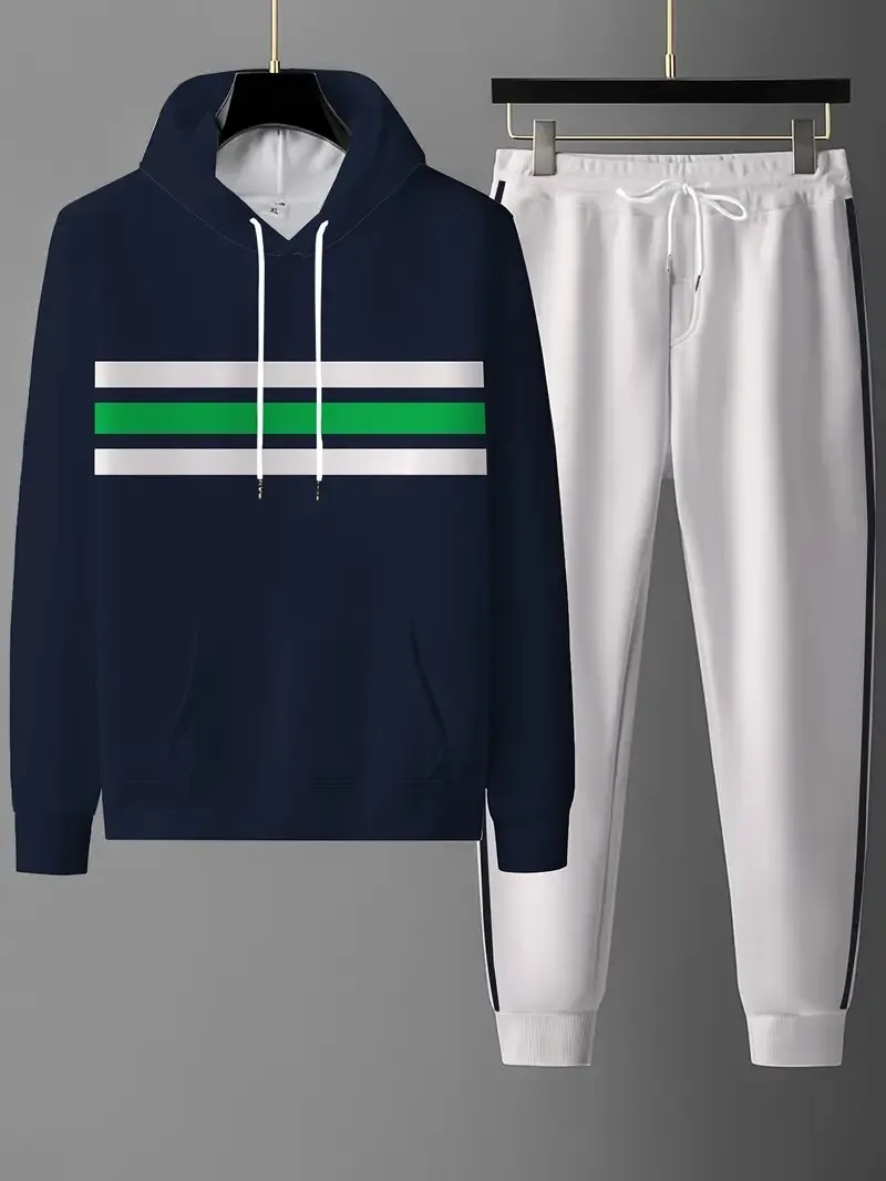 The 2025 Spring and Autumn new men's hoodie set is comfortable soft casual and fashionable street men's wear
The 2025 Spring and Autumn new men's hoodie set is comfortable soft casual and fashionable street men's wear