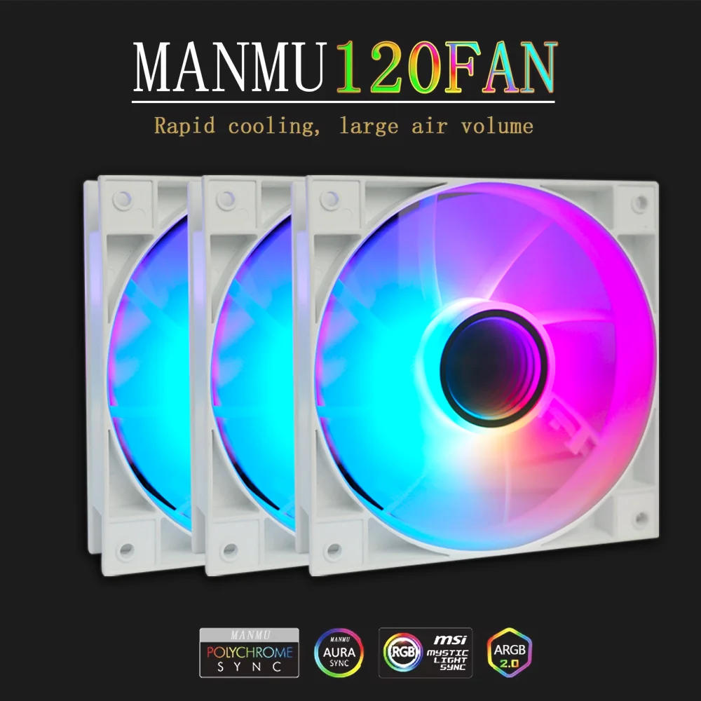 MANMU Computer Fan for Controller Colorful Gaming Computer Pc Fan Argb Cooling Fans
MANMU Computer Fan for Controller Colorful Gaming Computer Pc Fan Argb Cooling Fans