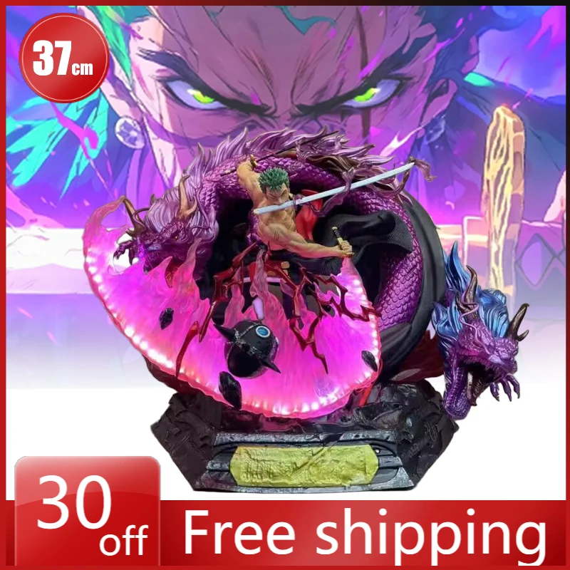 37cm One Piece Figure Roronoa Zoro with Two Heads Action Glow Model GK Pvc Model Statue Desk Decor Toy Birthday Gift for Kid
37cm One Piece Figure Roronoa Zoro with Two Heads Action Glow Model GK Pvc Model Statue Desk Decor Toy Birthday Gift for Kid