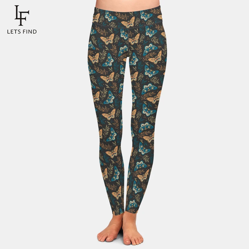 LETSFIND 3D Butterfly and The Moon Digital Printing Girl Pants Vintage High Waist Fitness Elastic Woman's Full Leggings
LETSFIND 3D Butterfly and The Moon Digital Printing Girl Pants Vintage High Waist Fitness Elastic Woman's Full Leggings