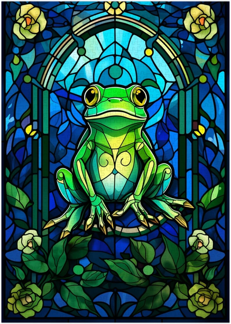 Stained Glass Frog Jigsaw Puzzle For Adults Home Wall Art Decoration Crafts DIY Gift New Arrivals
Stained Glass Frog Jigsaw Puzzle For Adults Home Wall Art Decoration Crafts DIY Gift New Arrivals