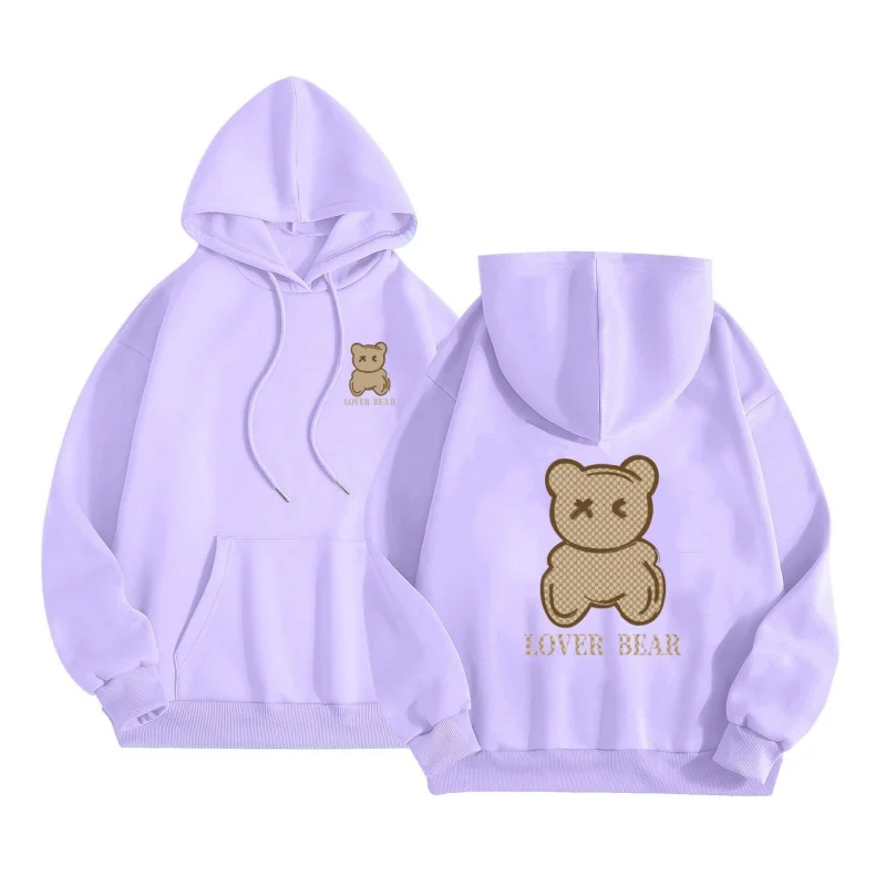 2025 Spring and Autumn New Korean Style Lucky Bear Printed Hoodie for Casual Sports Couples, Men's and Women's Hooded Top
2025 Spring and Autumn New Korean Style Lucky Bear Printed Hoodie for Casual Sports Couples, Men's and Women's Hooded Top