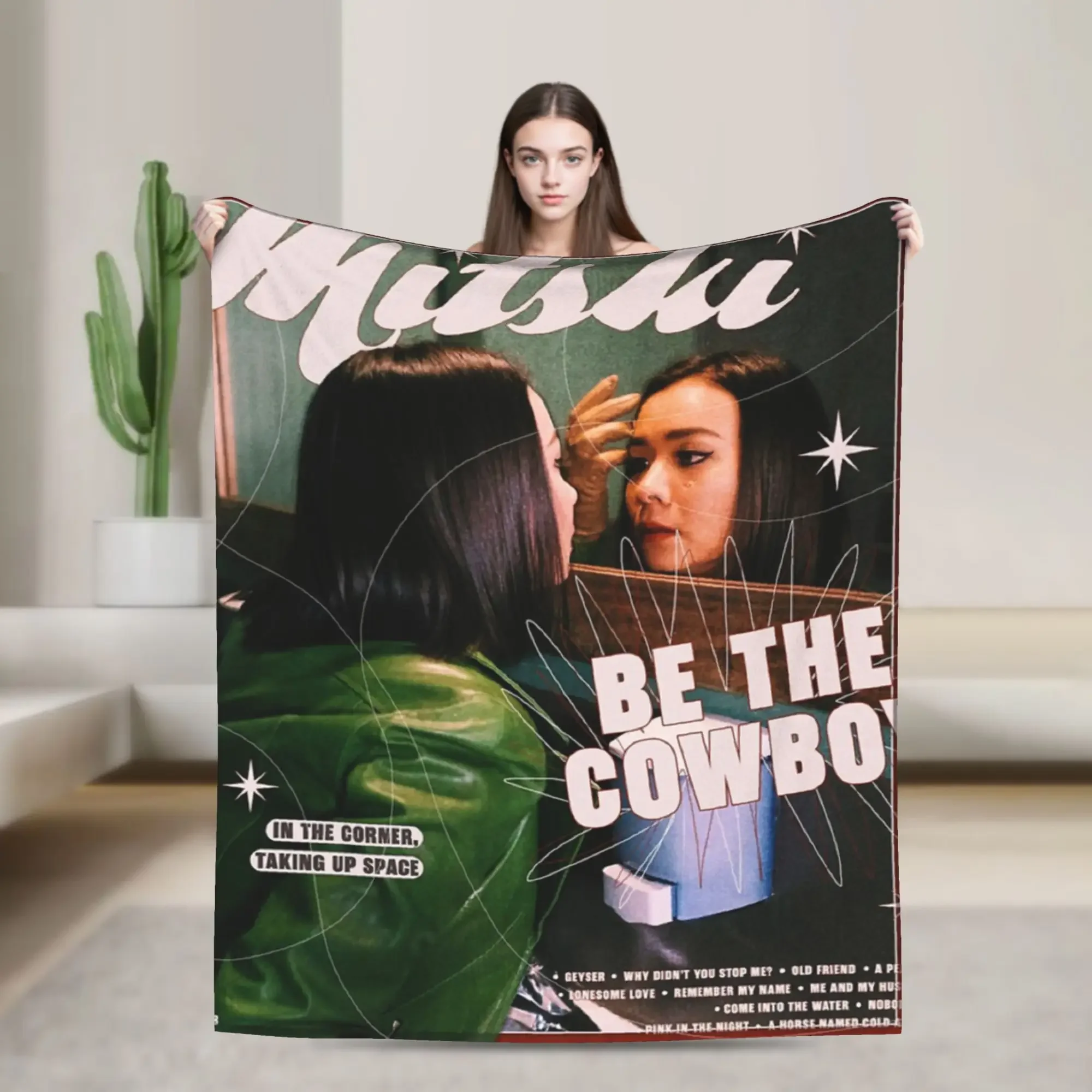 Mitski Be the Cowboy Flannel Blanket Lightweight Thin Throw for Bed Couch Home Decor Multifunctional Bedding
Mitski Be the Cowboy Flannel Blanket Lightweight Thin Throw for Bed Couch Home Decor Multifunctional Bedding