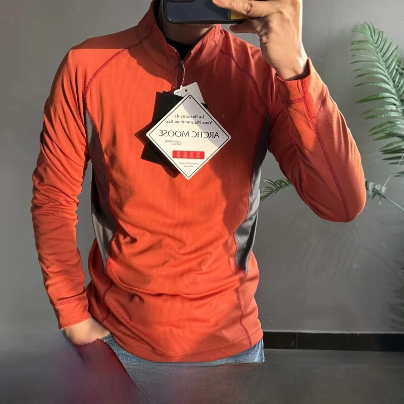 Outdoor Tech Moisture Wicking Long Sleeve Men's Sport Shirt High Elasticity Zipper Collar T-Shirt Fashionable Urban Casual Sp...
Outdoor Tech Moisture Wicking Long Sleeve Men's Sport Shirt High Elasticity Zipper Collar T-Shirt Fashionable Urban Casual Sp...