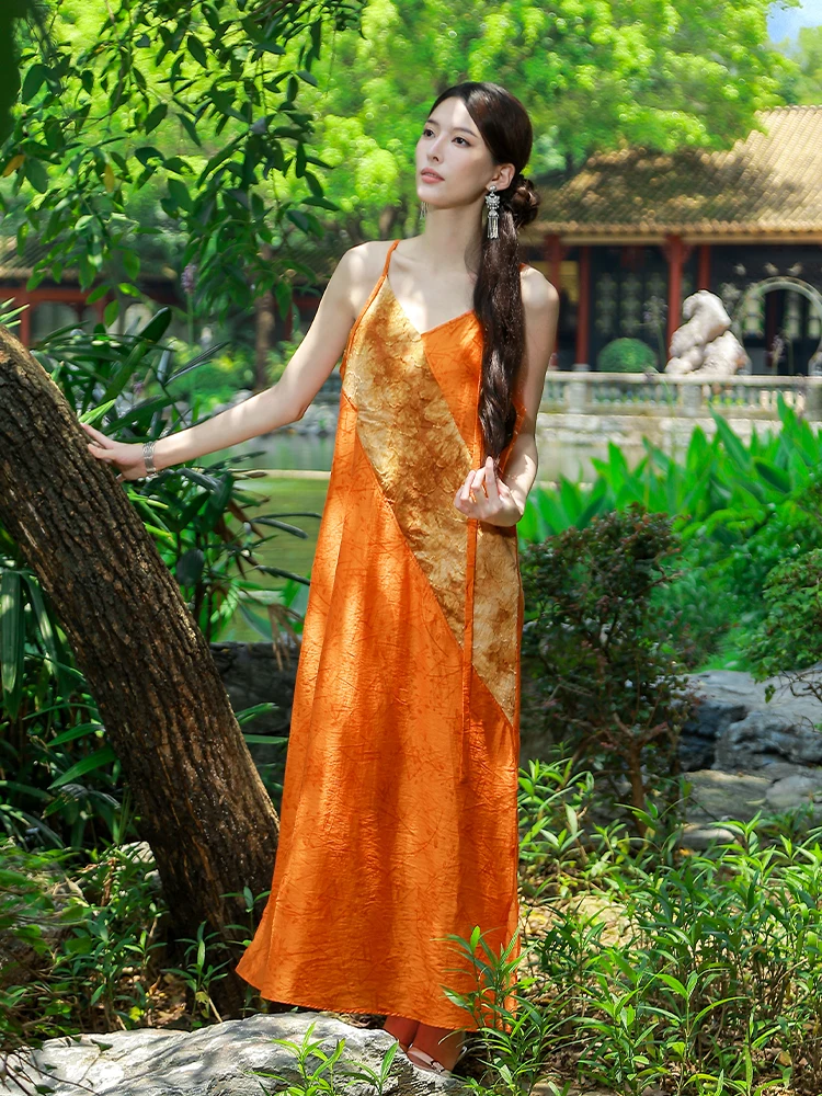 New Chinese Sle Tie Dye Burnout Embroidery ter Dr Original Ethnic Design Summer Women's Dr V Ne a Line Skirt
New Chinese Sle Tie Dye Burnout Embroidery ter Dr Original Ethnic Design Summer Women's Dr V Ne a Line Skirt
