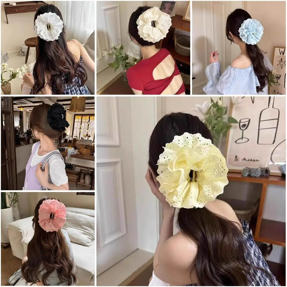 Chic Plastic Hair Scrunchies Clip Hollowed Lace Hair Grasp Elegant Shark Clamp Girls
Chic Plastic Hair Scrunchies Clip Hollowed Lace Hair Grasp Elegant Shark Clamp Girls