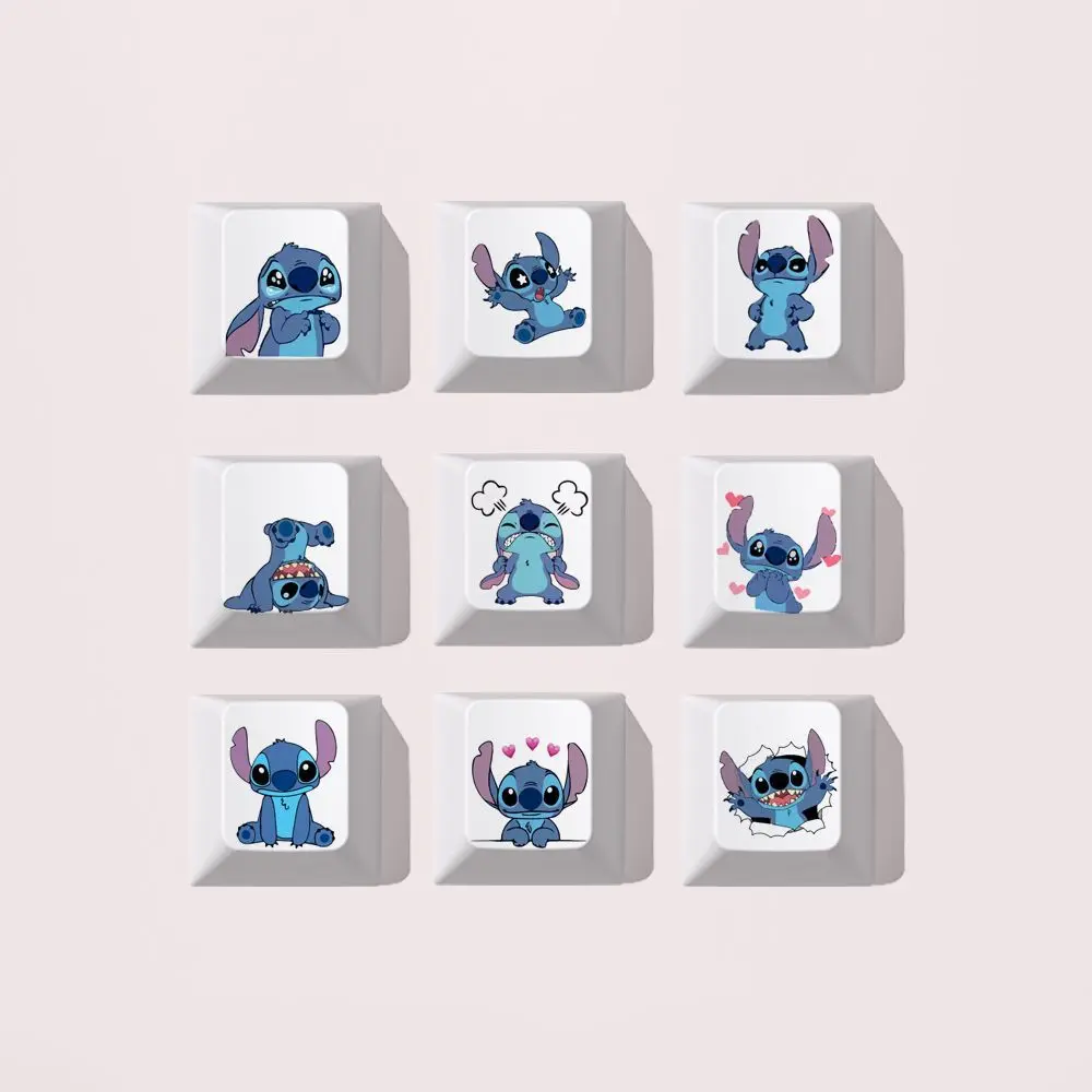 9pcs/set Cute Stitch Themed Keycaps Personalized Mechanical Keyboard Keycaps Cherry Height R4 Added Keycaps
9pcs/set Cute Stitch Themed Keycaps Personalized Mechanical Keyboard Keycaps Cherry Height R4 Added Keycaps