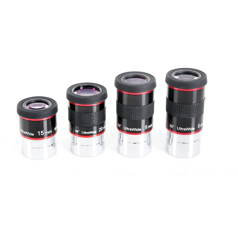 1.25inch 68 Degree Ultra Wide Eyepiece 6mm 9mm 15mm 20mm MC Lens Astronomical Telescope Accessories
1.25inch 68 Degree Ultra Wide Eyepiece 6mm 9mm 15mm 20mm MC Lens Astronomical Telescope Accessories