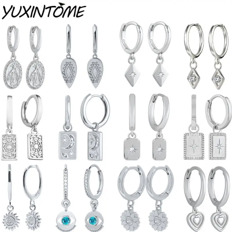 925 Sterling Silver Needle Aloof Geometric Design Silver Series Retro Women Hoop Earrings Pendant Classic Fashion Ear Jewelry
925 Sterling Silver Needle Aloof Geometric Design Silver Series Retro Women Hoop Earrings Pendant Classic Fashion Ear Jewelry