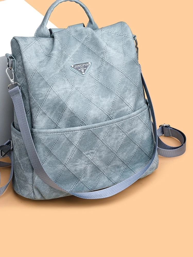 Противоугонный женский рюкзак 2024, новый модный женский легкий дорожный рюкзак двойного назначения на одно и два плеча
Противоугонный женский рюкзак 2024, новый модный женский легкий дорожный рюкзак двойного назначения на одно и два плеча