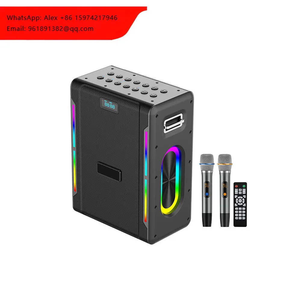 KENUO Outdoor Mobile Power 250W Karaoke Machine,Stereo Bass Boombox With Wireless Microphones, Remote Control Karaoke Speaker
KENUO Outdoor Mobile Power 250W Karaoke Machine,Stereo Bass Boombox With Wireless Microphones, Remote Control Karaoke Speaker