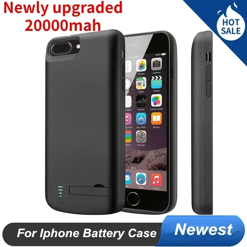 Чехол-зарядное устройство емкостью 20000 мАч для Iphone 14 Plus 13 Mini 12 Pro Max 11 Pro X XS XR XS Max 6 6S 7 8 Plus, чехол-аккумулятор Power Bank
Чехол-зарядное устройство емкостью 20000 мАч для Iphone 14 Plus 13 Mini 12 Pro Max 11 Pro X XS XR XS Max 6 6S 7 8 Plus, чехол-аккумулятор Power Bank