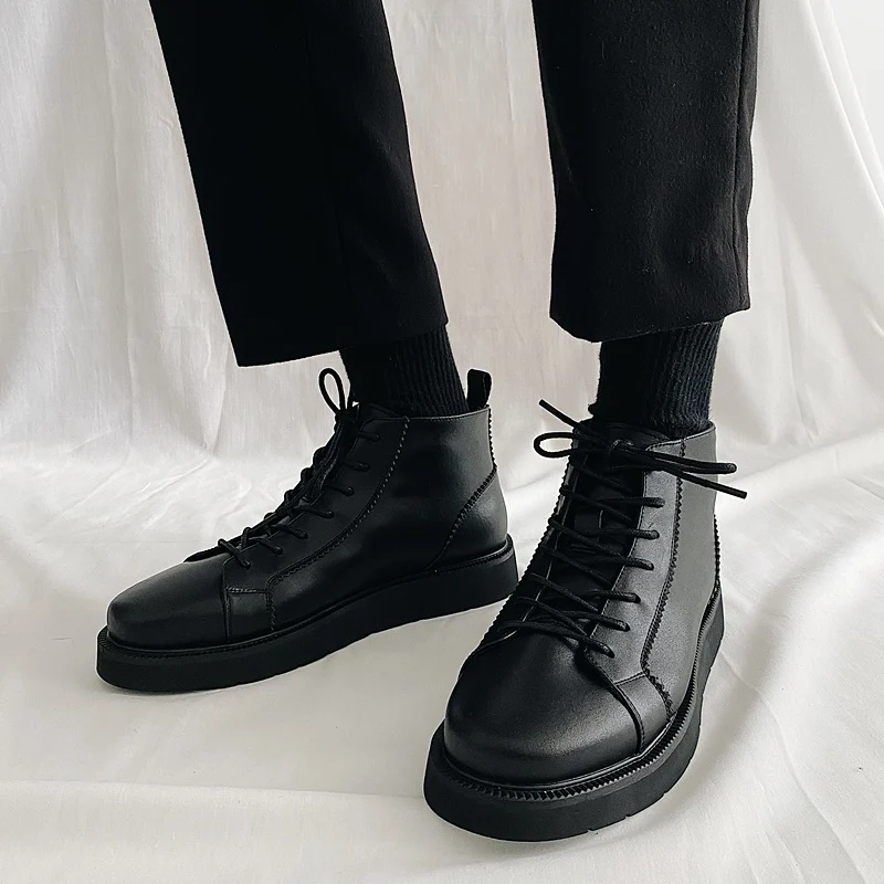 Retro Briti Thi Bot Boots Japanese Harajuku Bla Leather Boots Heightening Men's Boots Lightweight Artistic Hi...
Retro Briti Thi Bot Boots Japanese Harajuku Bla Leather Boots Heightening Men's Boots Lightweight Artistic Hi...