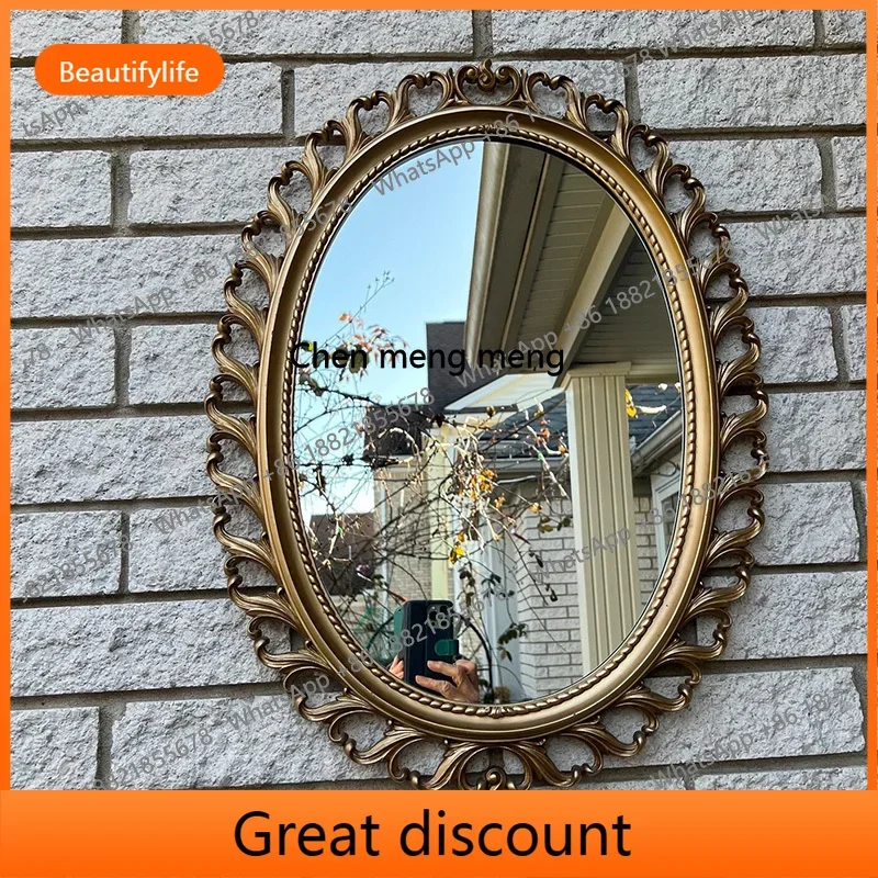 6239 French retro bathroom mirror wall hanging living room background wall decorative mirror home vanity mirror
6239 French retro bathroom mirror wall hanging living room background wall decorative mirror home vanity mirror