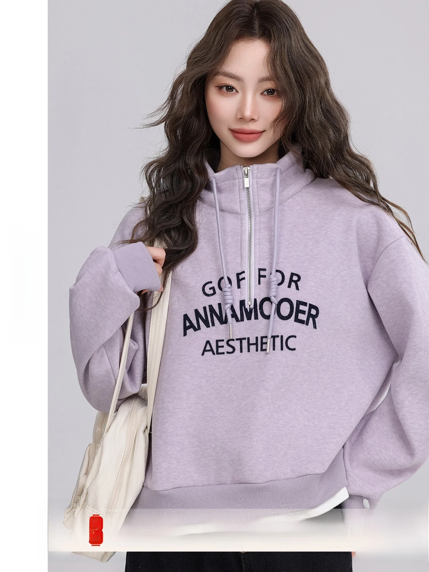 Новая женская свободная толстовка на молнии с принтом и флисовой подкладкой, зимняя, повседневная, удобная, из смесового полиэстера
Новая женская свободная толстовка на молнии с принтом и флисовой подкладкой, зимняя, повседневная, удобная, из смесового полиэстера