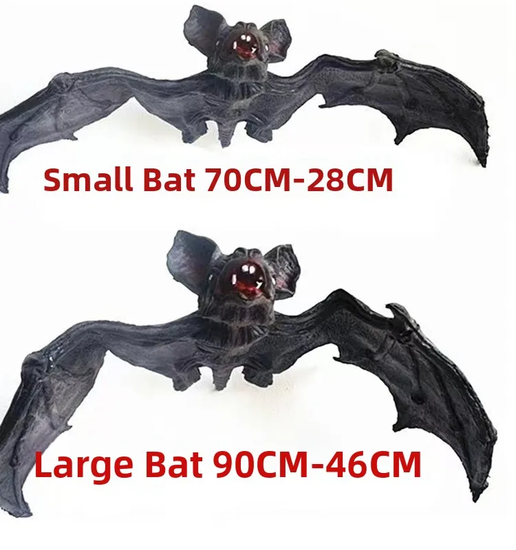 Large loween Decoration Prop Bats PU Special Size for Haunted House Bar KTV Prank Stage Props Funny Scary Bat Costumes
Large loween Decoration Prop Bats PU Special Size for Haunted House Bar KTV Prank Stage Props Funny Scary Bat Costumes