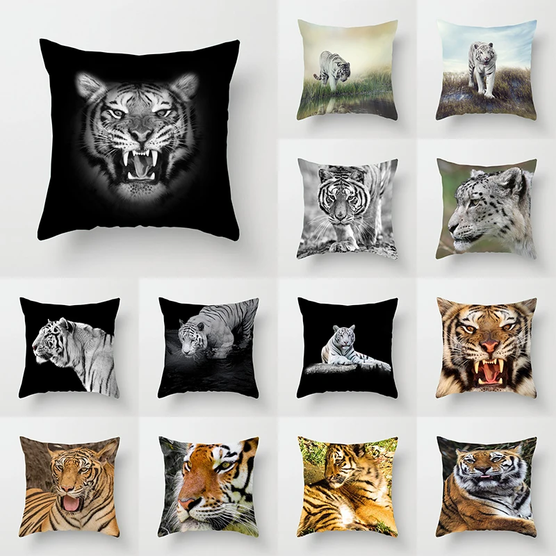 Customizable Tiger Series Printing Pattern Decoration Home Pillowcase Square Office Cushion Cover
Customizable Tiger Series Printing Pattern Decoration Home Pillowcase Square Office Cushion Cover