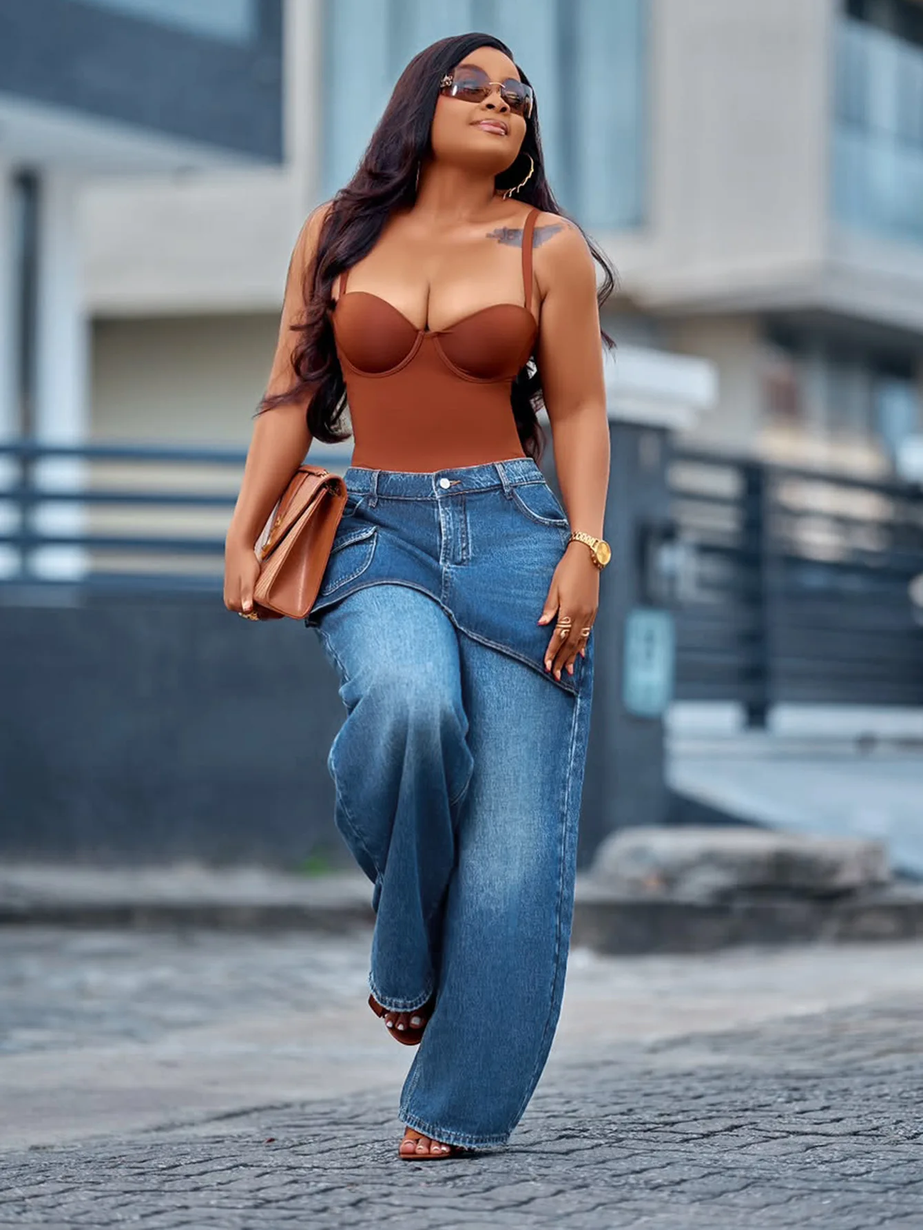 Women's Retro Fake Two Piece Wide Leg Jeans Pants Women's High Waist, Skinny Cover Skirt Pants
Women's Retro Fake Two Piece Wide Leg Jeans Pants Women's High Waist, Skinny Cover Skirt Pants