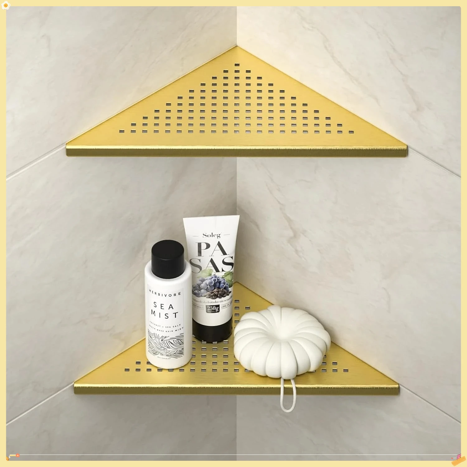 Угловые полки для душа 10 дюймов, встраиваемая полка для ванной комнаты из матовой золотой нержавеющей стали 304, полка для затирки на плитку стены, 2 шт.
Угловые полки для душа 10 дюймов, встраиваемая полка для ванной комнаты из матовой золотой нержавеющей стали 304, полка для затирки на плитку стены, 2 шт.