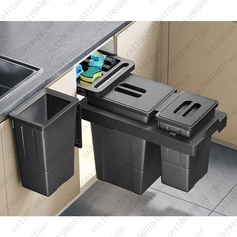 30/40L Built-in Trash Can, Household Hanging Dual-Bin with Lids, Large-Capacity Kitchen Cleaning Bin
30/40L Built-in Trash Can, Household Hanging Dual-Bin with Lids, Large-Capacity Kitchen Cleaning Bin