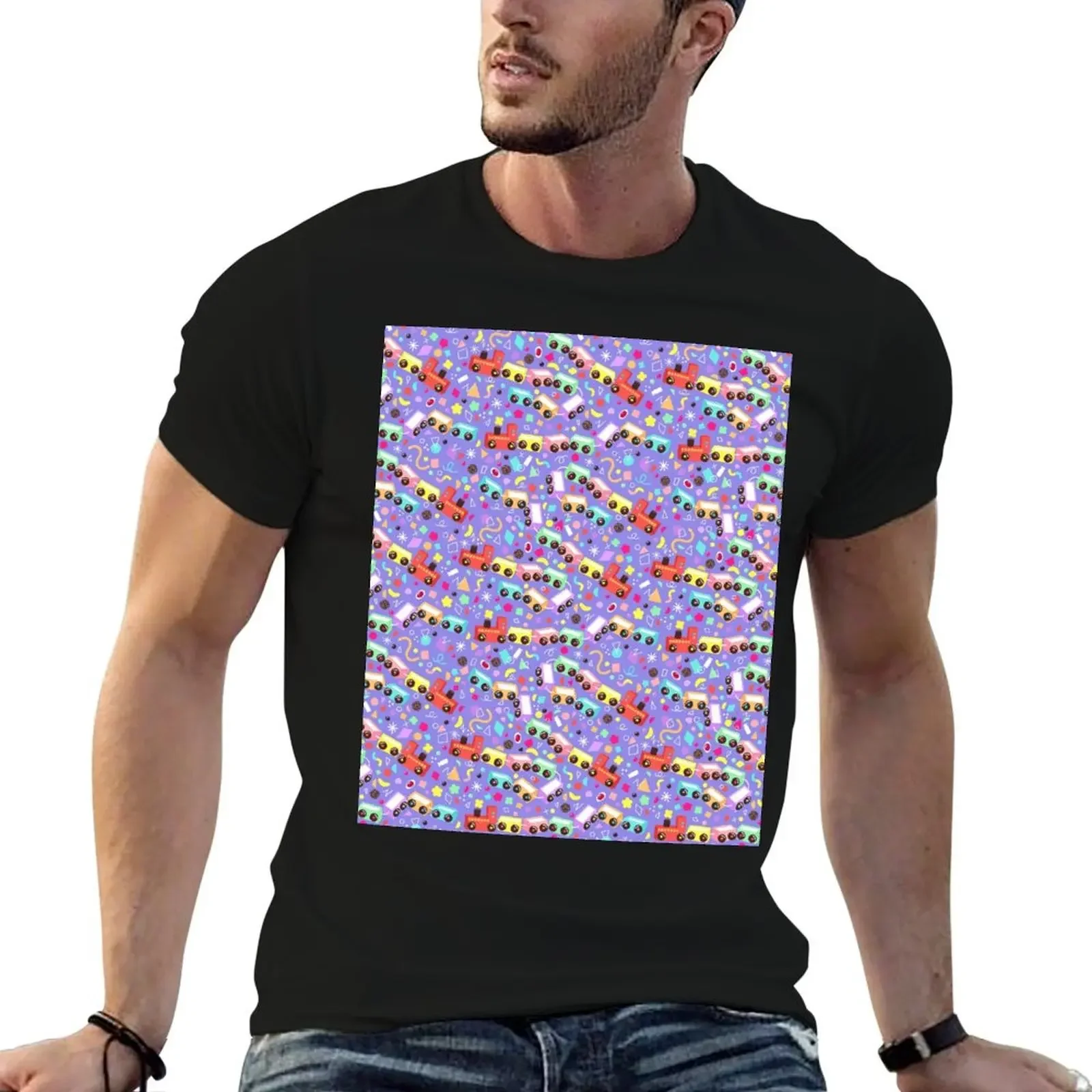 Party Trains Purple T-Shirt Short sleeve tee anime t shirts Blouse customs design your own clothing for men
Party Trains Purple T-Shirt Short sleeve tee anime t shirts Blouse customs design your own clothing for men