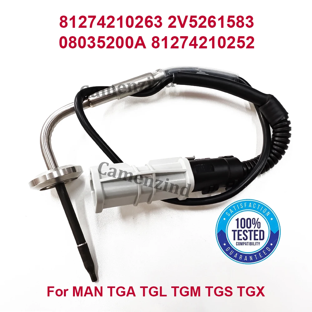 81274210263 Exhaust GAS Temperature Sensor for MAN TGA TGL TGM TGS TGX Trucks D0836 81274210252 2V5261583 08035200A
81274210263 Exhaust GAS Temperature Sensor for MAN TGA TGL TGM TGS TGX Trucks D0836 81274210252 2V5261583 08035200A