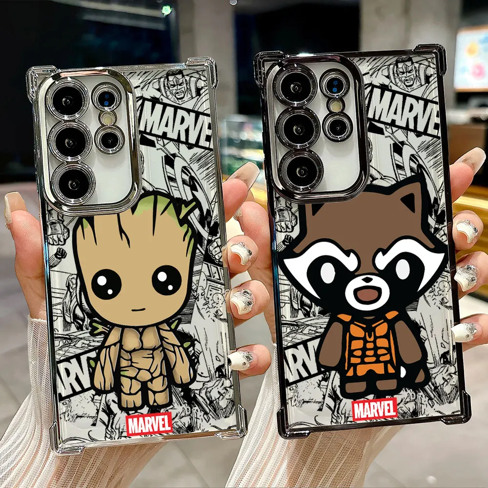 Marvel Groot Rocket Raccoon Cute Silicon Case For Samsung Galaxy S26 S25 S26Ultra Edge S24 S23 S22 Plus S21 Ultra FE Phone Cover
Marvel Groot Rocket Raccoon Cute Silicon Case For Samsung Galaxy S26 S25 S26Ultra Edge S24 S23 S22 Plus S21 Ultra FE Phone Cover