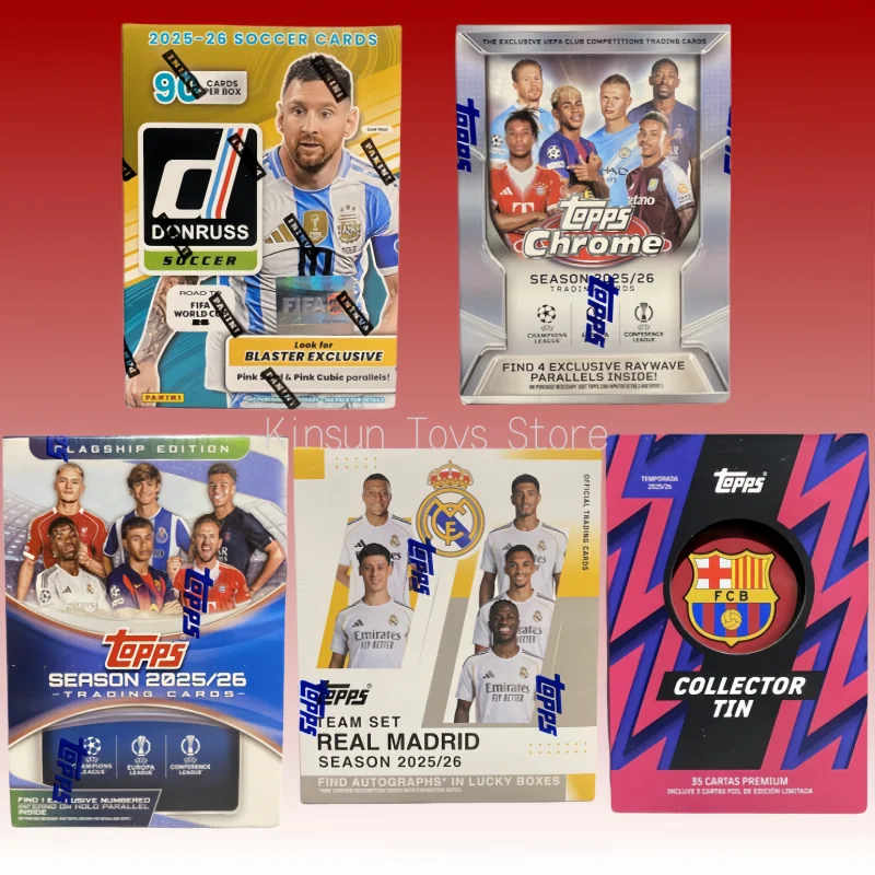 Genuine 25-26Panini Topps Football Star Card Champions League World Cup Game Card Trading Card Collect Blind Box For Soccer Fans
Genuine 25-26Panini Topps Football Star Card Champions League World Cup Game Card Trading Card Collect Blind Box For Soccer Fans