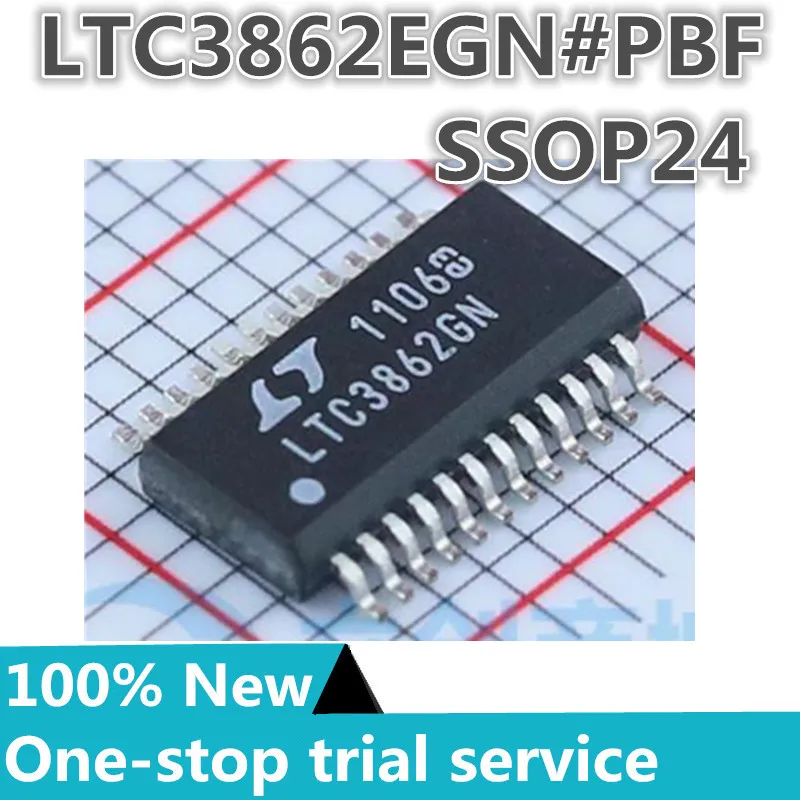 1-10pcs %New original LTC3862EGN#PBF SSOP24 (lift type 4V~36V 500kHz) DC-DC control chip
1-10pcs %New original LTC3862EGN#PBF SSOP24 (lift type 4V~36V 500kHz) DC-DC control chip