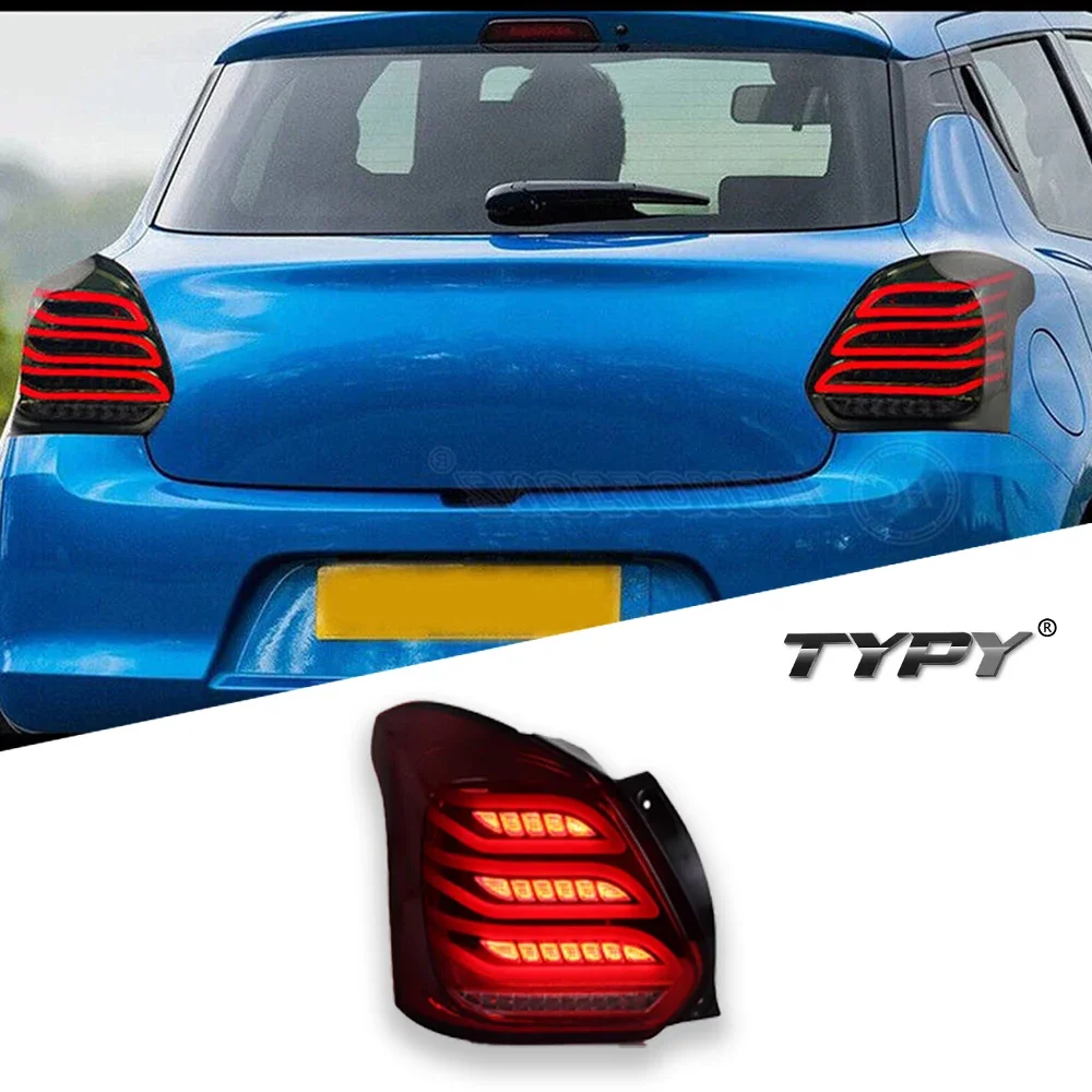 TYPY автомобиль для Suzuki Swift задний фонарь 2017-2023, обновление, модифицированный для нового DRL, динамический указатель поворота, светодиодный задний фонарь, автоаксессуары
TYPY автомобиль для Suzuki Swift задний фонарь 2017-2023, обновление, модифицированный для нового DRL, динамический указатель поворота, светодиодный задний фонарь, автоаксессуары