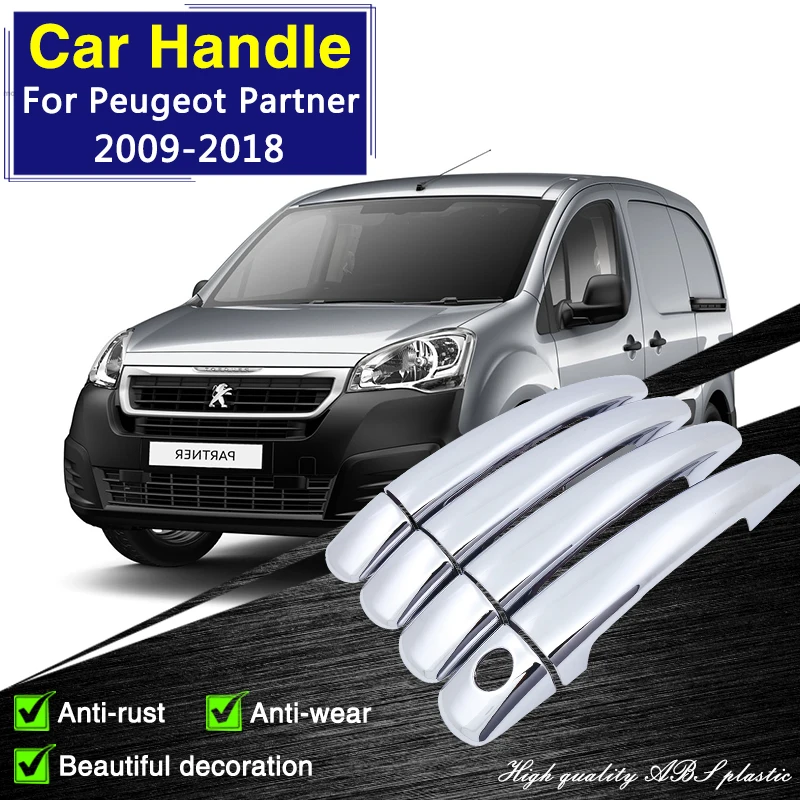 Хромированная крышка дверной ручки для Peugeot Partner MK2 B9 2009 2010 2011 2012 2013 2014 2016 2017 2018, автомобильные аксессуары, нержавеющий
Хромированная крышка дверной ручки для Peugeot Partner MK2 B9 2009 2010 2011 2012 2013 2014 2016 2017 2018, автомобильные аксессуары, нержавеющий