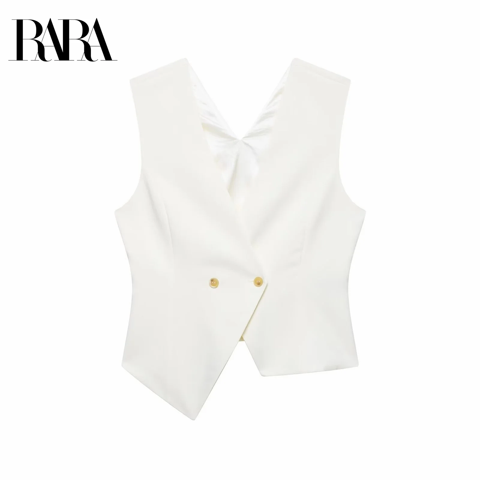 RARA Womens Summer New Asymmetric Design Casual Elegant V Neck Sleeveless Vest Simple and Stylish
RARA Womens Summer New Asymmetric Design Casual Elegant V Neck Sleeveless Vest Simple and Stylish