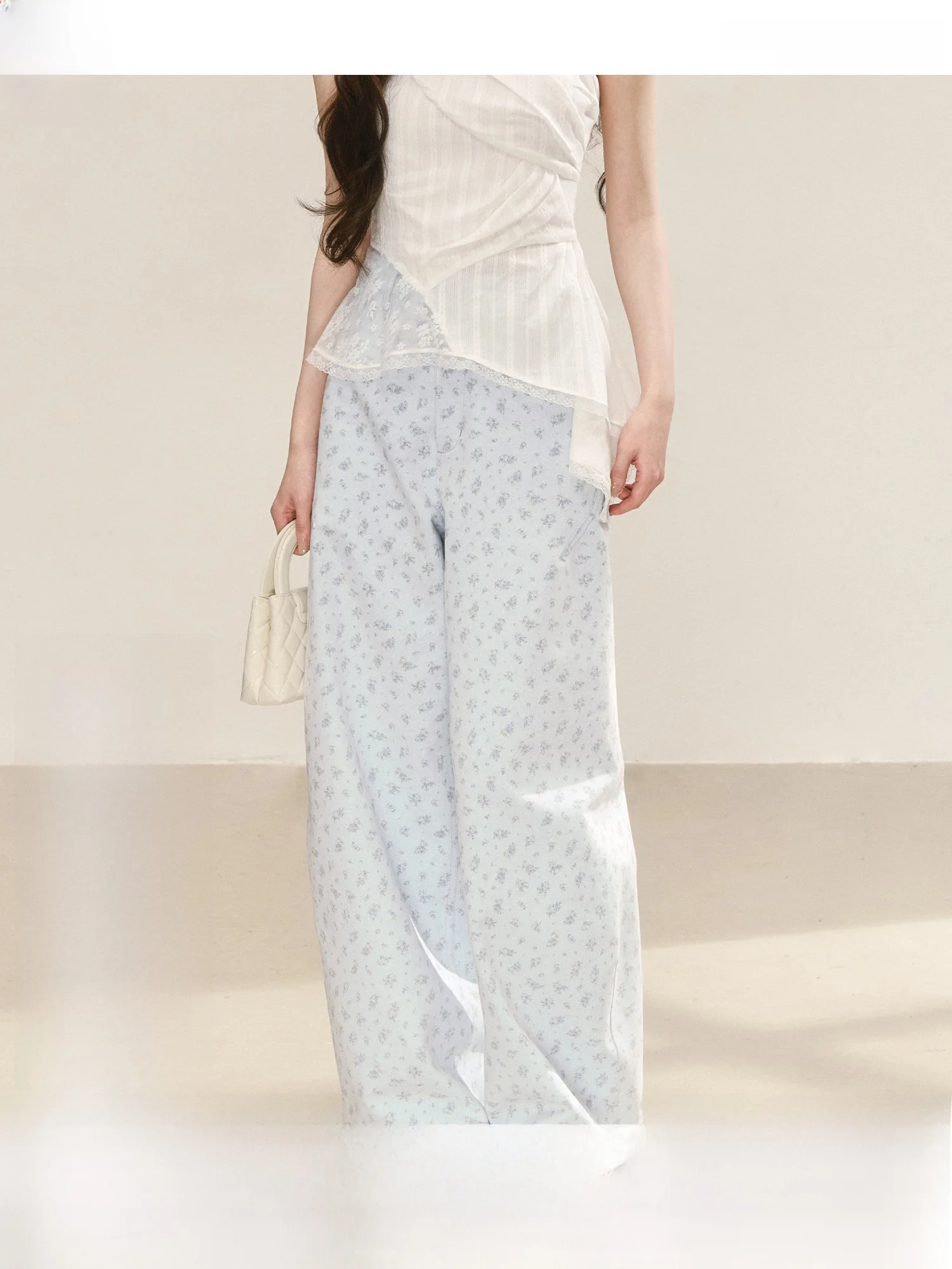 QDQD College Style Blue Print Wide Leg Pants Summer New Sweet Girl Versatile Casual Straight Long Trousers Ladies Pants
QDQD College Style Blue Print Wide Leg Pants Summer New Sweet Girl Versatile Casual Straight Long Trousers Ladies Pants