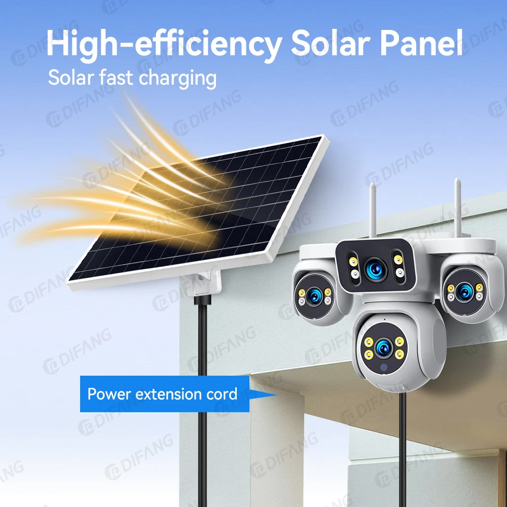 2025 HOT! Solar PTZ Camera⚡4 Lens 4 Screen 20MP4G/WiFi True Wire-Free16X Zoom IP66 SIM Card✔️Free Shipping
2025 HOT! Solar PTZ Camera⚡4 Lens 4 Screen 20MP4G/WiFi True Wire-Free16X Zoom IP66 SIM Card✔️Free Shipping