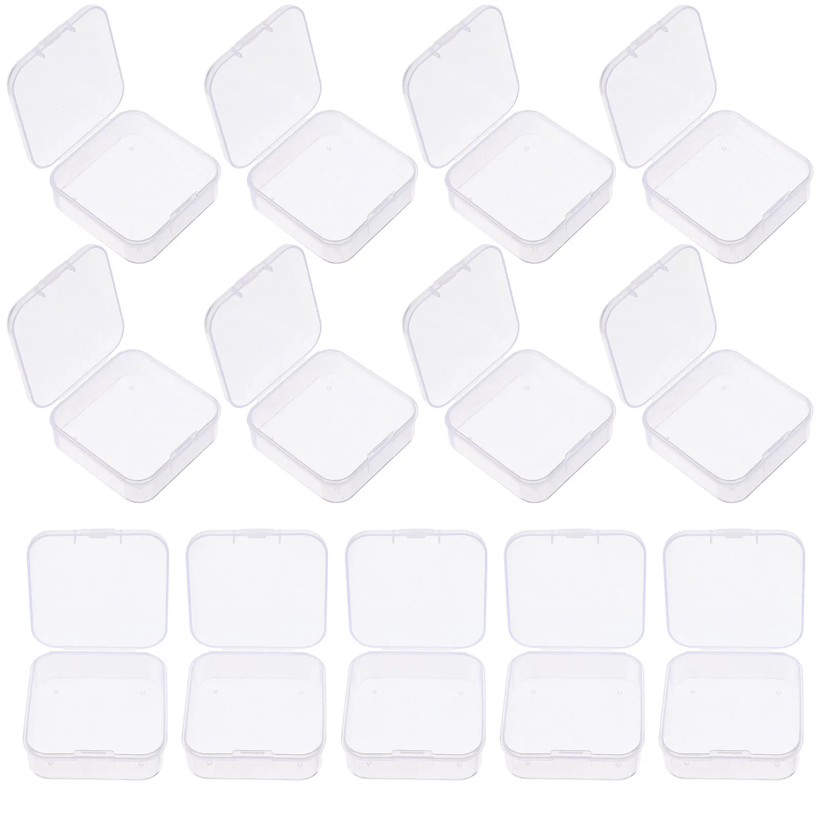 30pcs Jewelry Box 55x55x20mm Clear Square Storage Boxes for Crafts Beads Coins Accessories Organizer Containers Plastic
30pcs Jewelry Box 55x55x20mm Clear Square Storage Boxes for Crafts Beads Coins Accessories Organizer Containers Plastic